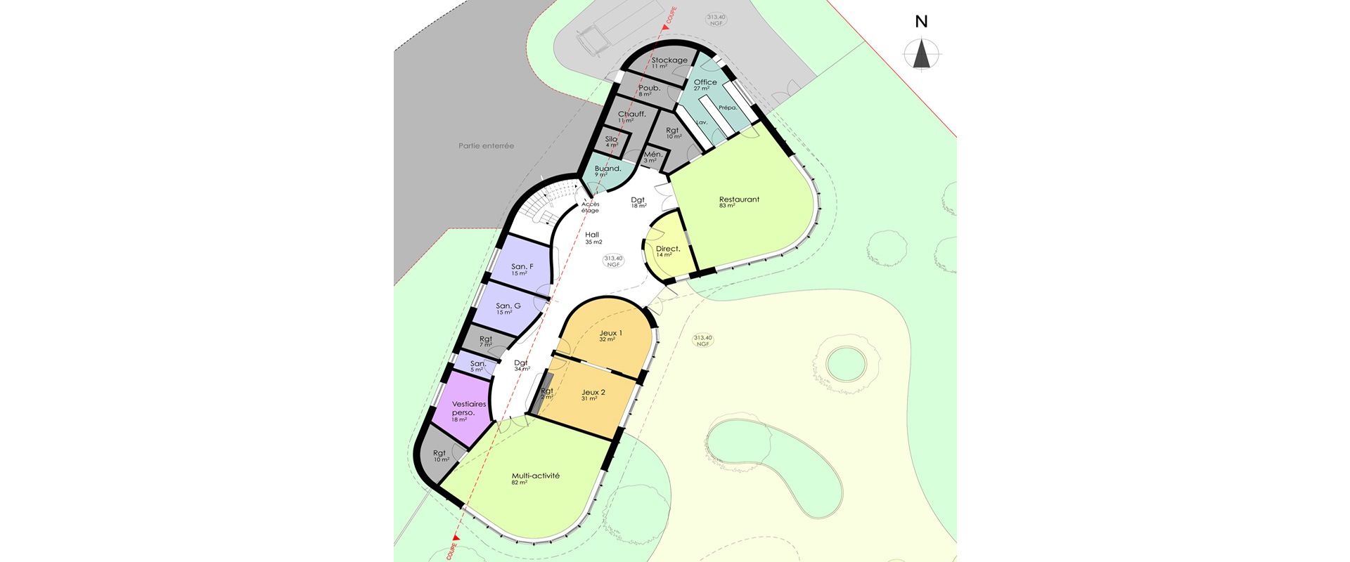 Construction structure périscolaire Uffoltz 