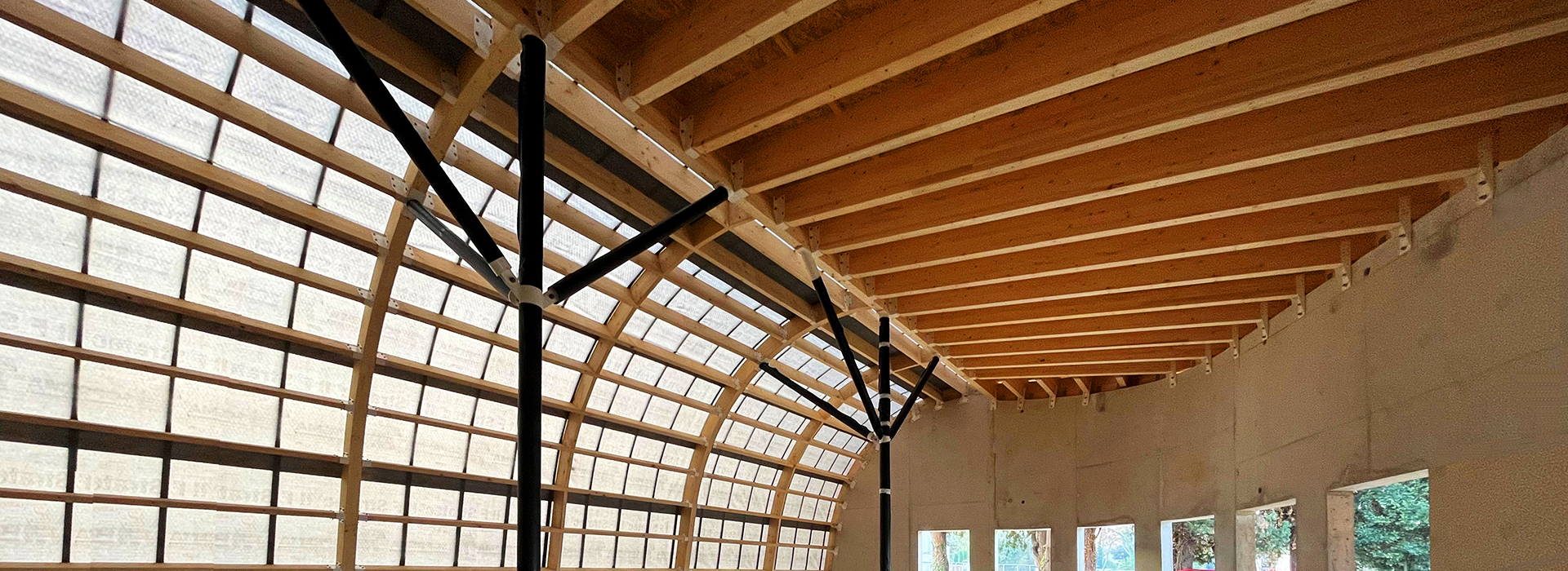 charpente groupe scolaire Avignon