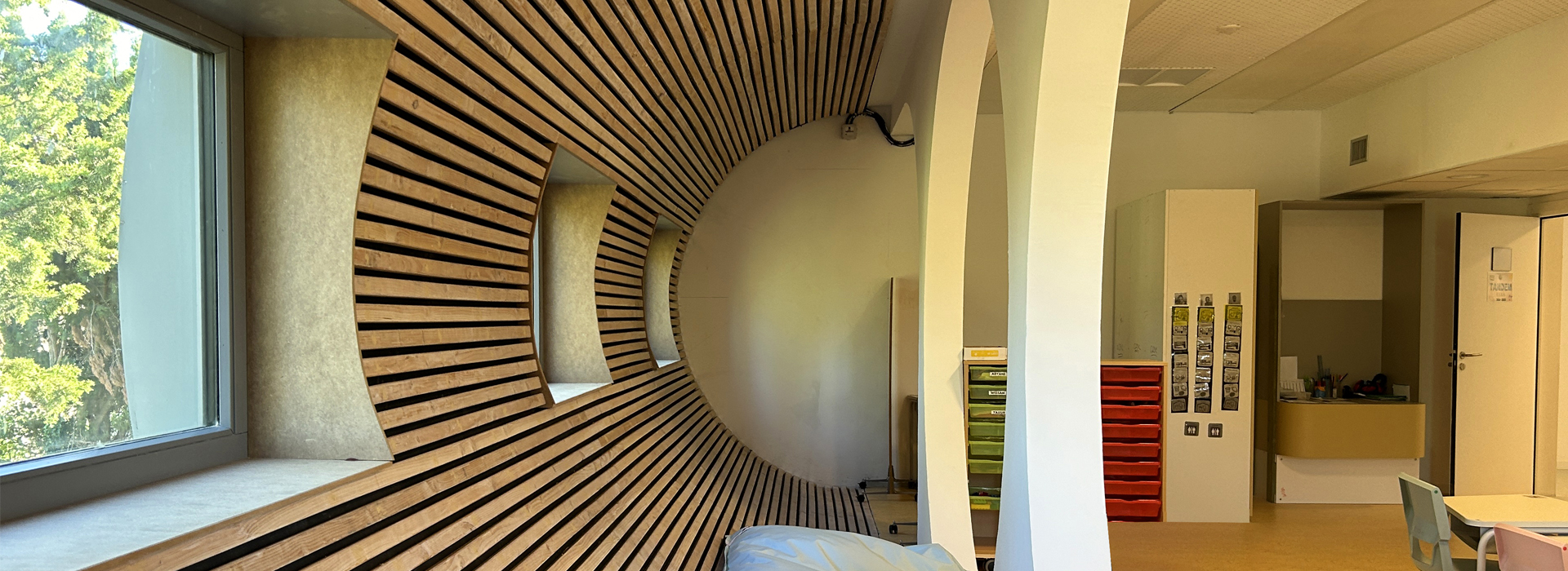 salle autiste groupe scolaire Avignon Melly & Paul Puaux architecte 