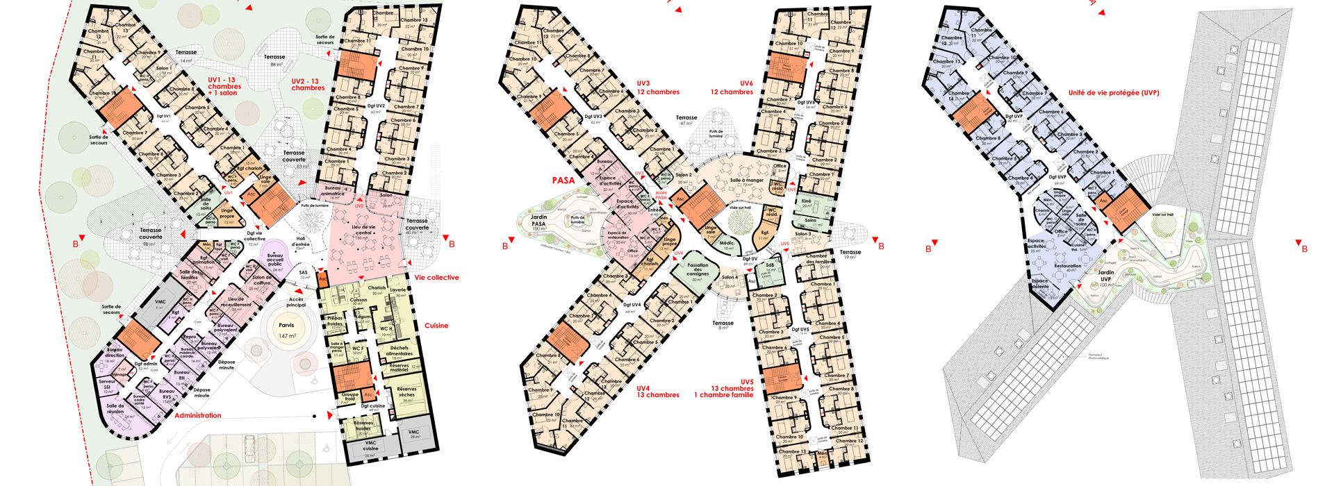 Ehpad à Schirmeck plans passif architecte Strasbourg matériaux biosourcés